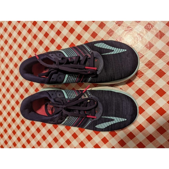 Brooks Women's Running Shoes Navy/Light Blue Size 9.5 B - Picture 2 of 7